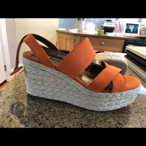 NWOT Nine West wedge espadrille sandal